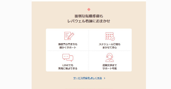 レバウェル看護Webサイト